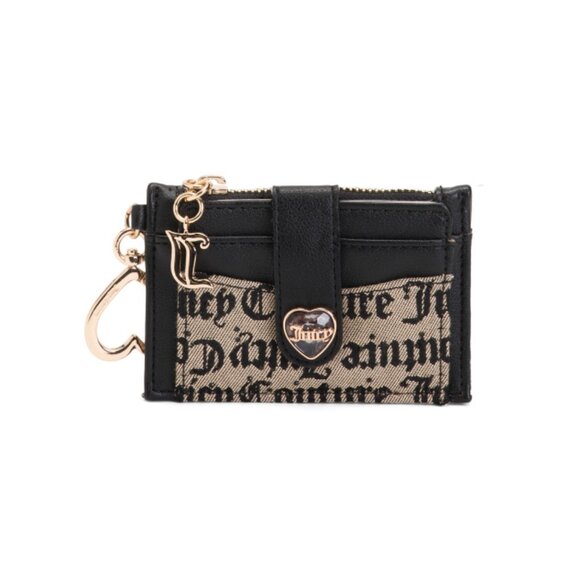 JUICY COUTURE Black/beige Starry Night Card Case - Picture 1 of 2